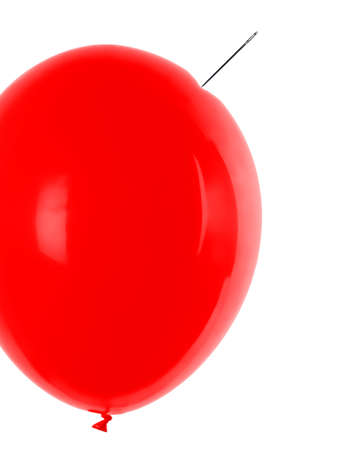 balloon and needleの写真素材
