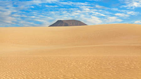 sand dunes of Corralejo, Fuerteventuraの写真素材