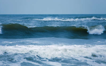 ocean waves on the beach