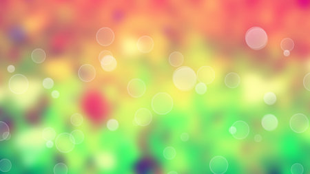 Spring background with defocused bokeh lightsの写真素材