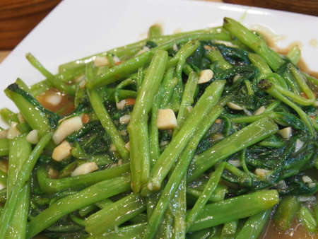 Stir Fried Water Spinach 