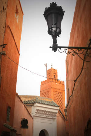 Detail of a street in Marrakechの写真素材