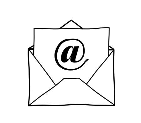 E-mail iconの写真素材