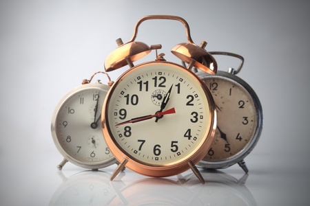 Old alarm clocks