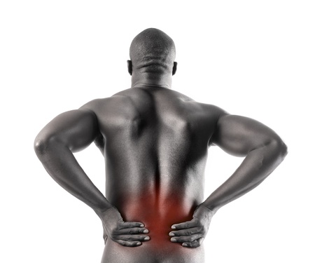 back black man