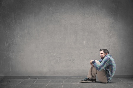 sad manの写真素材