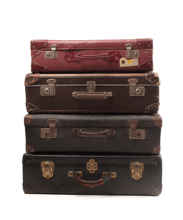 old suitcasesの写真素材