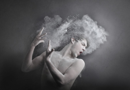 foggy manの写真素材