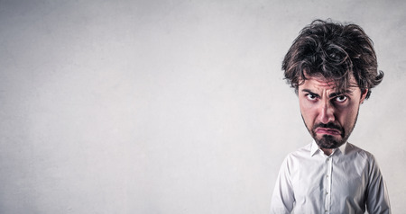 eerie manの写真素材