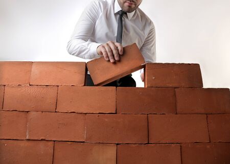 building a companyの写真素材