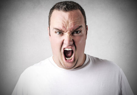 Angry manの写真素材