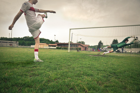 A goalの写真素材