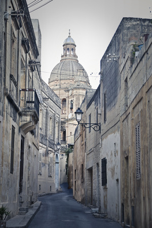 Ancient church in Maltaの写真素材