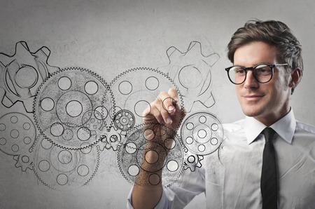 Gears and ideasの写真素材