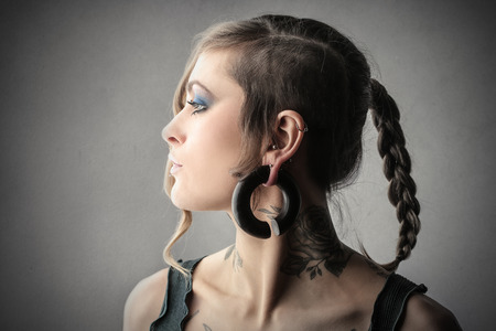 Urban girlの写真素材