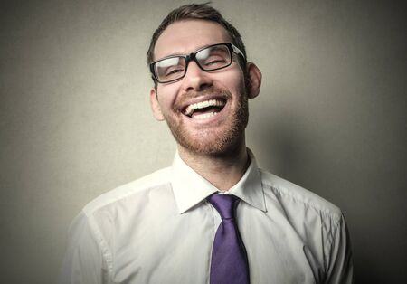 Cheerful businessmanの写真素材