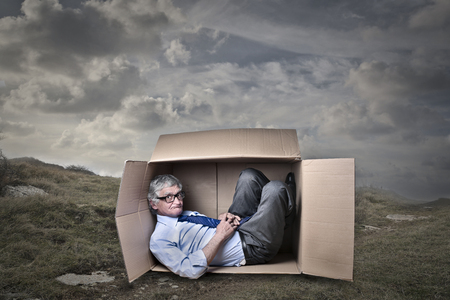 Inside the boxの写真素材