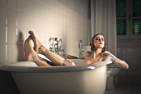 Bath tubeの写真素材