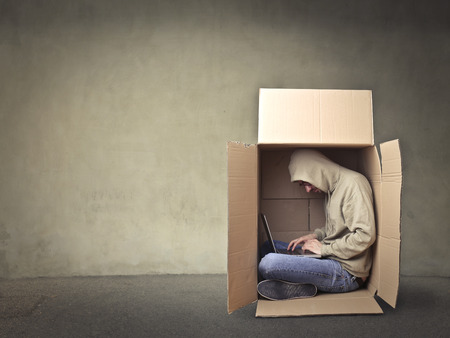 Inside the boxの写真素材