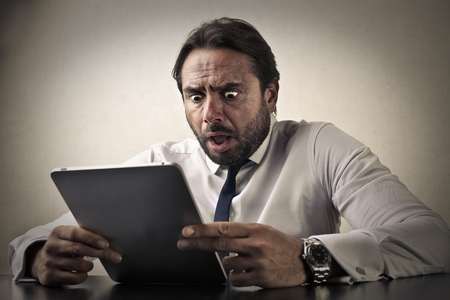 Shocked managerの写真素材