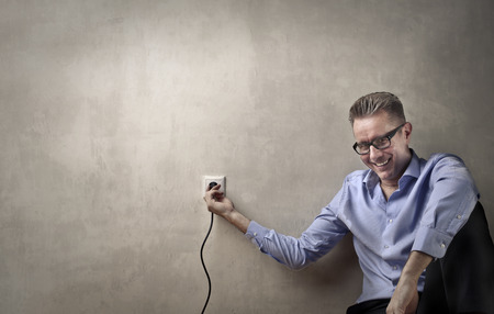 On and offの写真素材