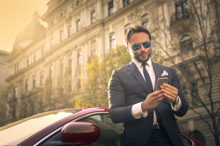 Rich businessmanの写真素材