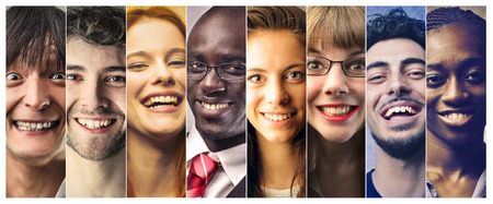 Smiling peopleの写真素材