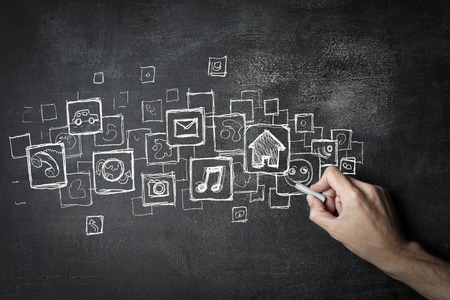 Smartphone appsの写真素材