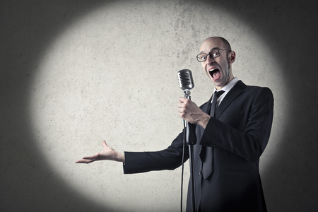 Retro singerの写真素材