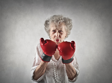 Elderly fighter Elderly fighter