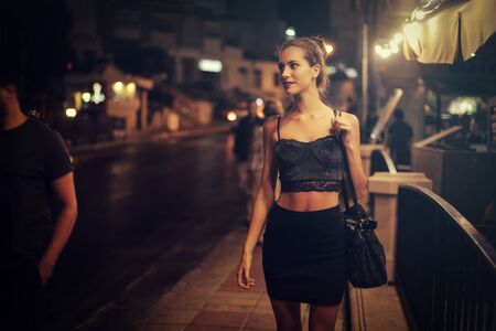 Going out in the cityの写真素材