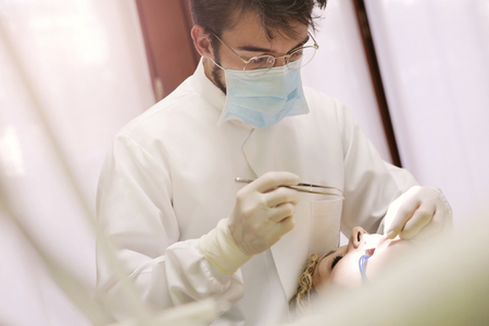 Dentist in the uniformの写真素材