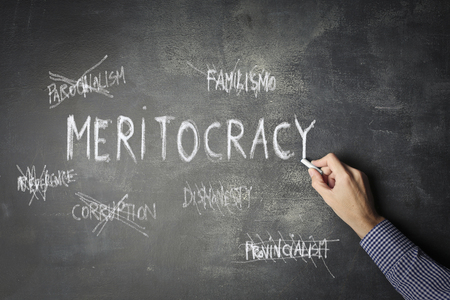 Meritocracy is the key wordの写真素材
