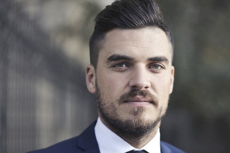 Portrait of an elegant man outdoor
