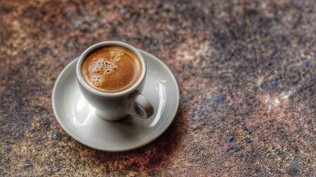 A cup of Americano coffee.の素材