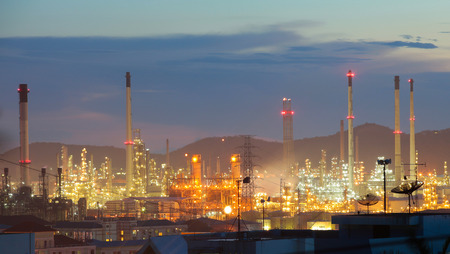 blurred factory industry for background design