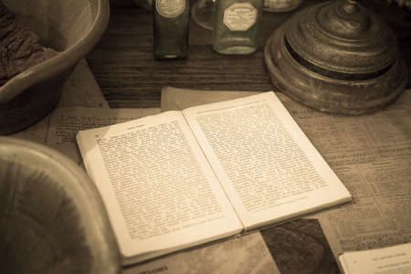 Retro book desktop