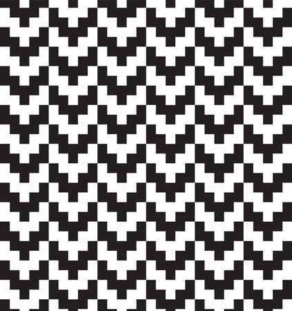black and white puzzle geometric patternのイラスト素材