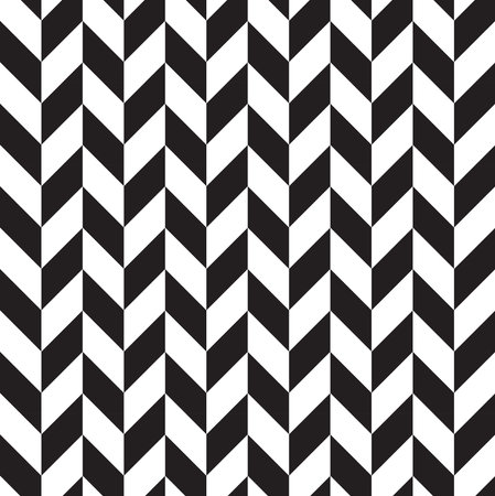 geometric seamless pattern in black and white backgroundのイラスト素材