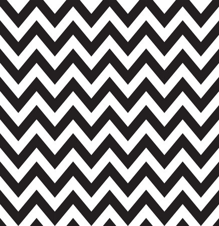 Zigzag seamless pattern, abstract black and white pattern backgroundのイラスト素材