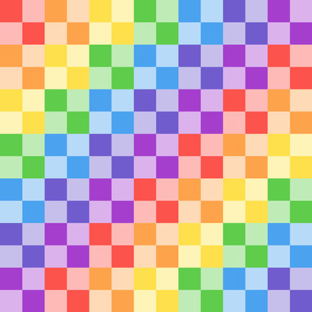 Plaid pattern gingham pastel plaid colorful tartan rainbow colored.のイラスト素材