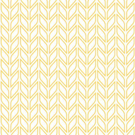 geometric outline shape repeating pattern, forms such as wheat, rice and oatsのイラスト素材