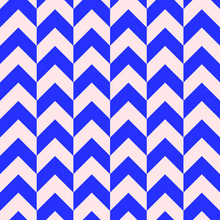 seamless repeating geometric pattern in white and blue