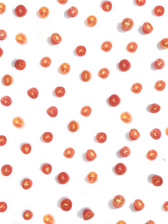 Polka do tomato patternの写真素材