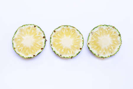 Pineapple on white background.
