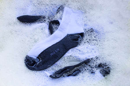 socks soaked  before washing