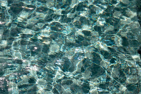 Water swimming pool surface for background.