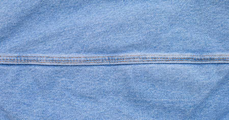 Close up of blue jeans texture for background.
