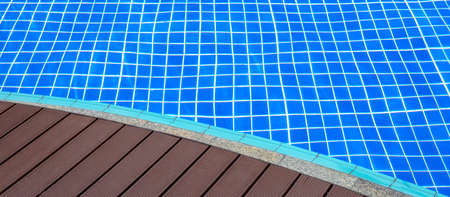 Water swimming pool surface for background. Summer background concept
