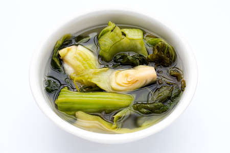 Pickled cabbage, Mustard Greens. Thai food styleの写真素材
